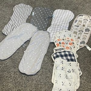 Burp cloth bundle set